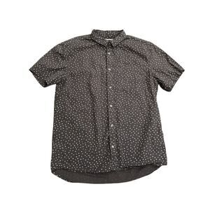 Quicksilver Mens Short Sleeve Shirt Button Up Modern Fit Casual Size XL